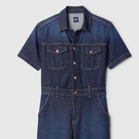 GAP || DENIM JUMPSUIT - Picture 2 of 5
